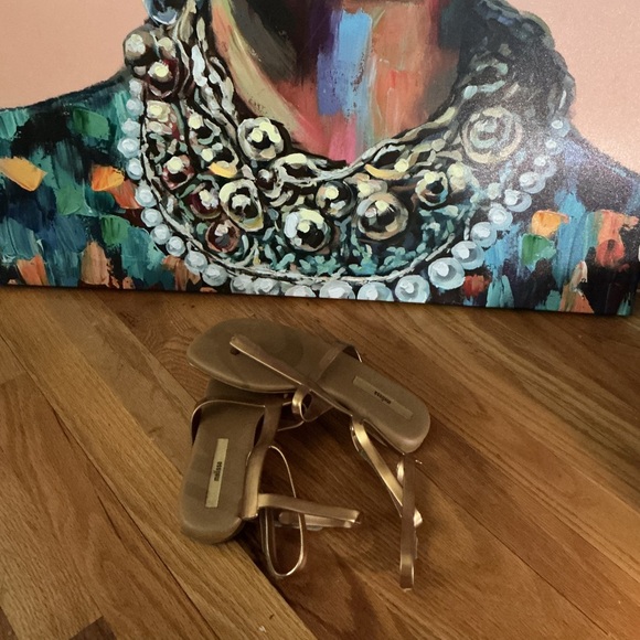 Melissa Bronze/Black Sandals - Picture 2 of 4